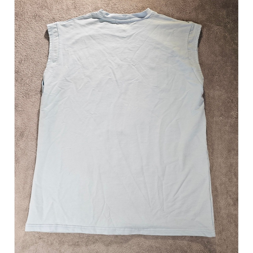 Streetz Iz Watchin Pray For My Opps Angel Muscle Tee Light Blue Small - Picture 11 of 12